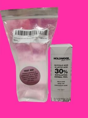 *Hollywood Skin Care* 30% Glycolic & Lactic Acid Exfoliating Dermal Peal🩷